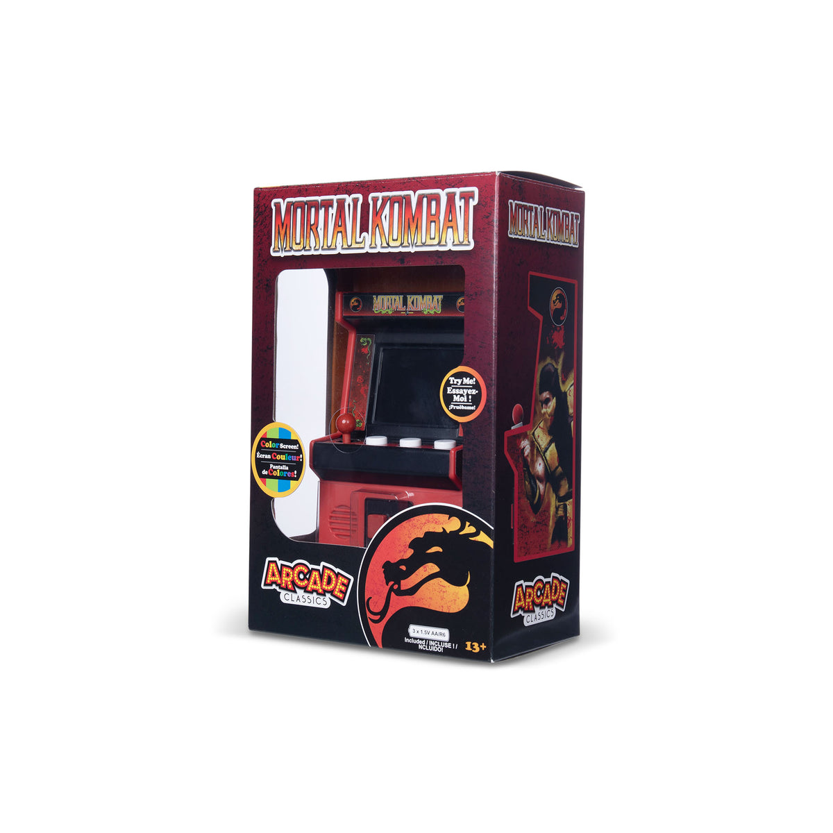 Basic Fun Arcade Classics Mortal Kombat Mini Handheld Arcade Game