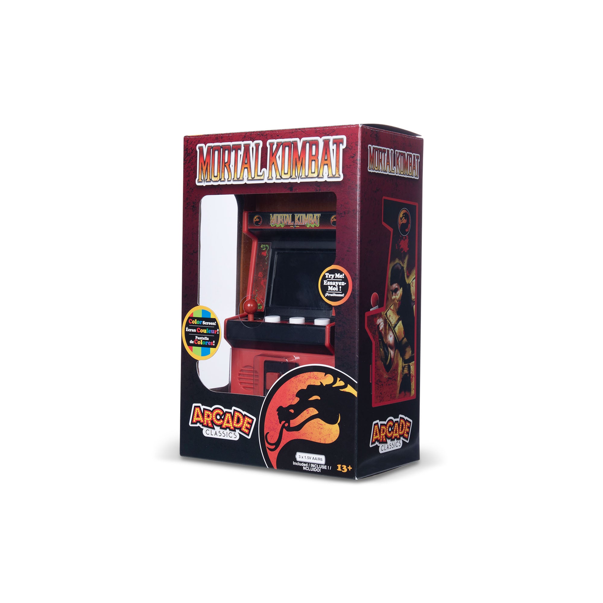Basic Fun Arcade Classics Mortal Kombat Mini Handheld Arcade Game
