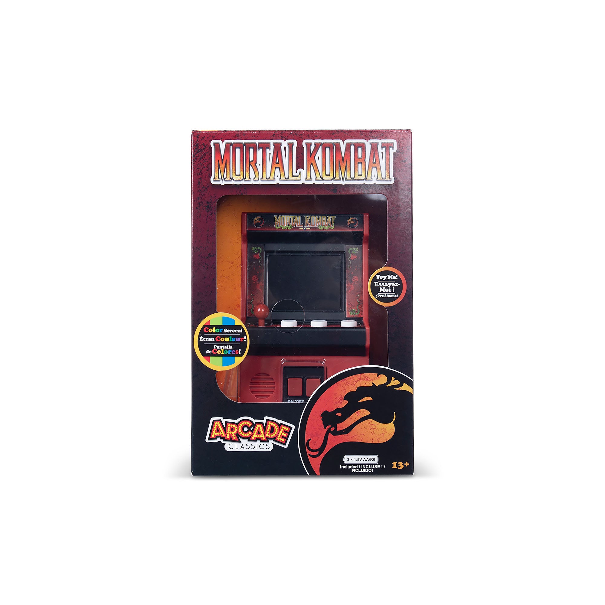 Basic Fun Arcade Classics Mortal Kombat Mini Handheld Arcade Game