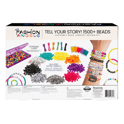Fashion Angels Tell Your Story 1500+ Alphabet Bead Jewellery Kit