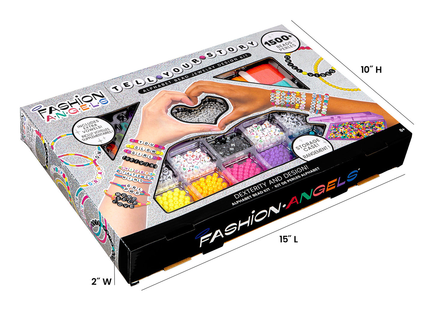 Fashion Angels Tell Your Story 1500+ Alphabet Bead Jewellery Kit