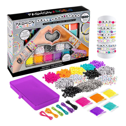 Fashion Angels Tell Your Story 1500+ Alphabet Bead Jewellery Kit