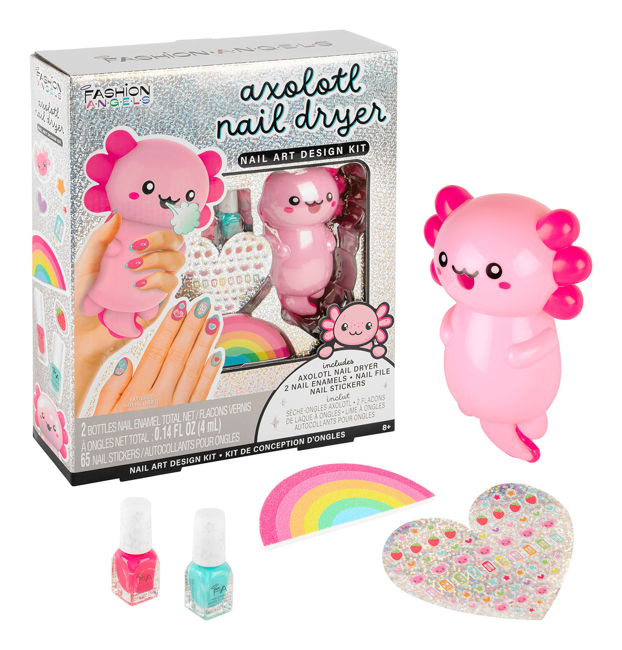 Fashion Angels Axolotl Nail Dryer Nail Art Design Kit