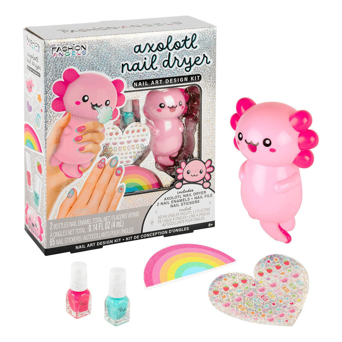 Fashion Angels Axolotl Nail Dryer Nail Art Design Kit
