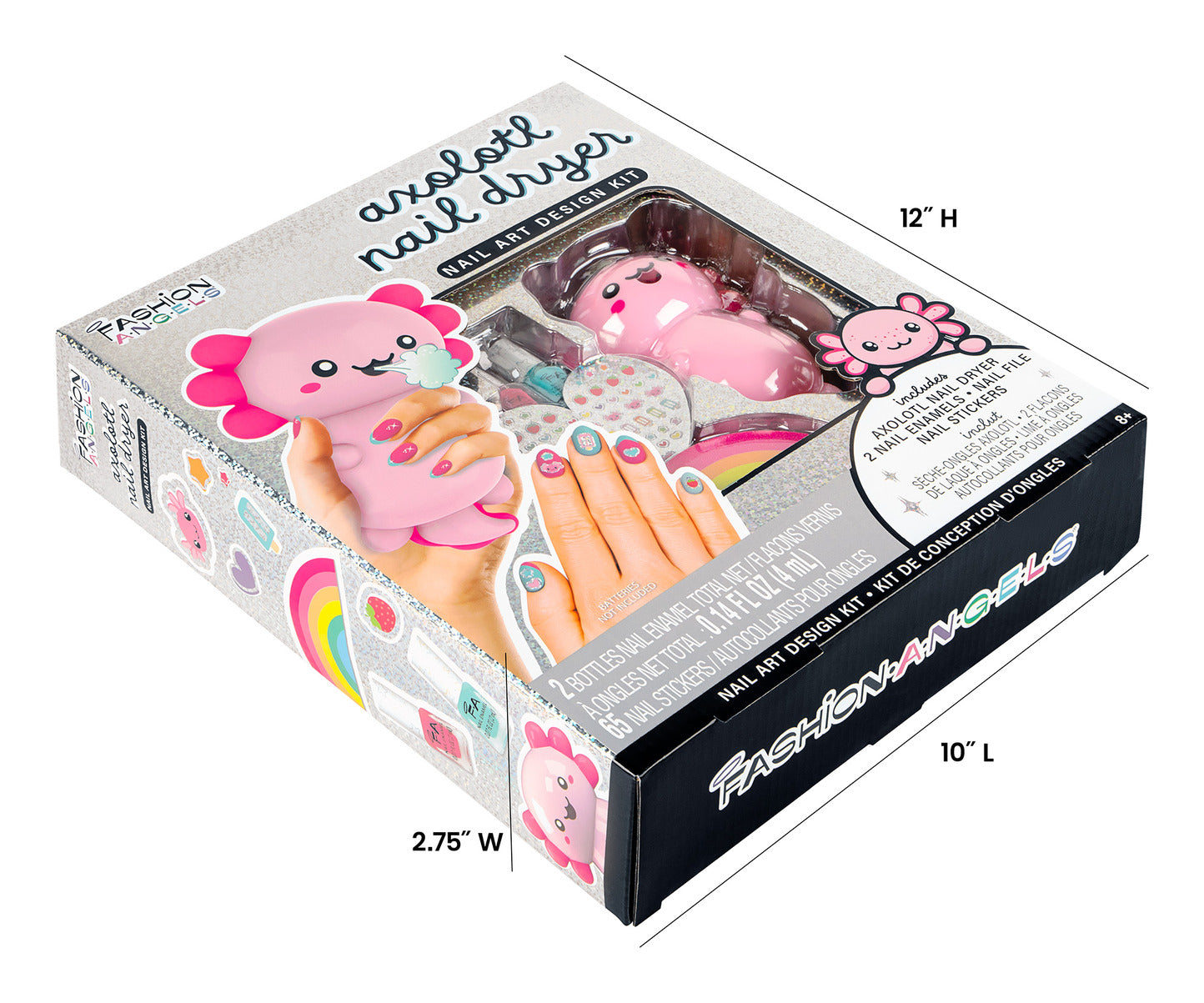 Fashion Angels Axolotl Nail Dryer Nail Art Design Kit