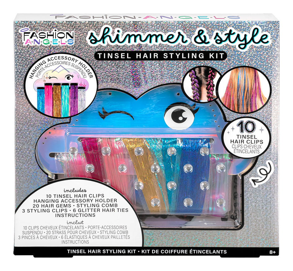 Fashion Angels Shimmer & Style Tinsel Hair Styling Kit