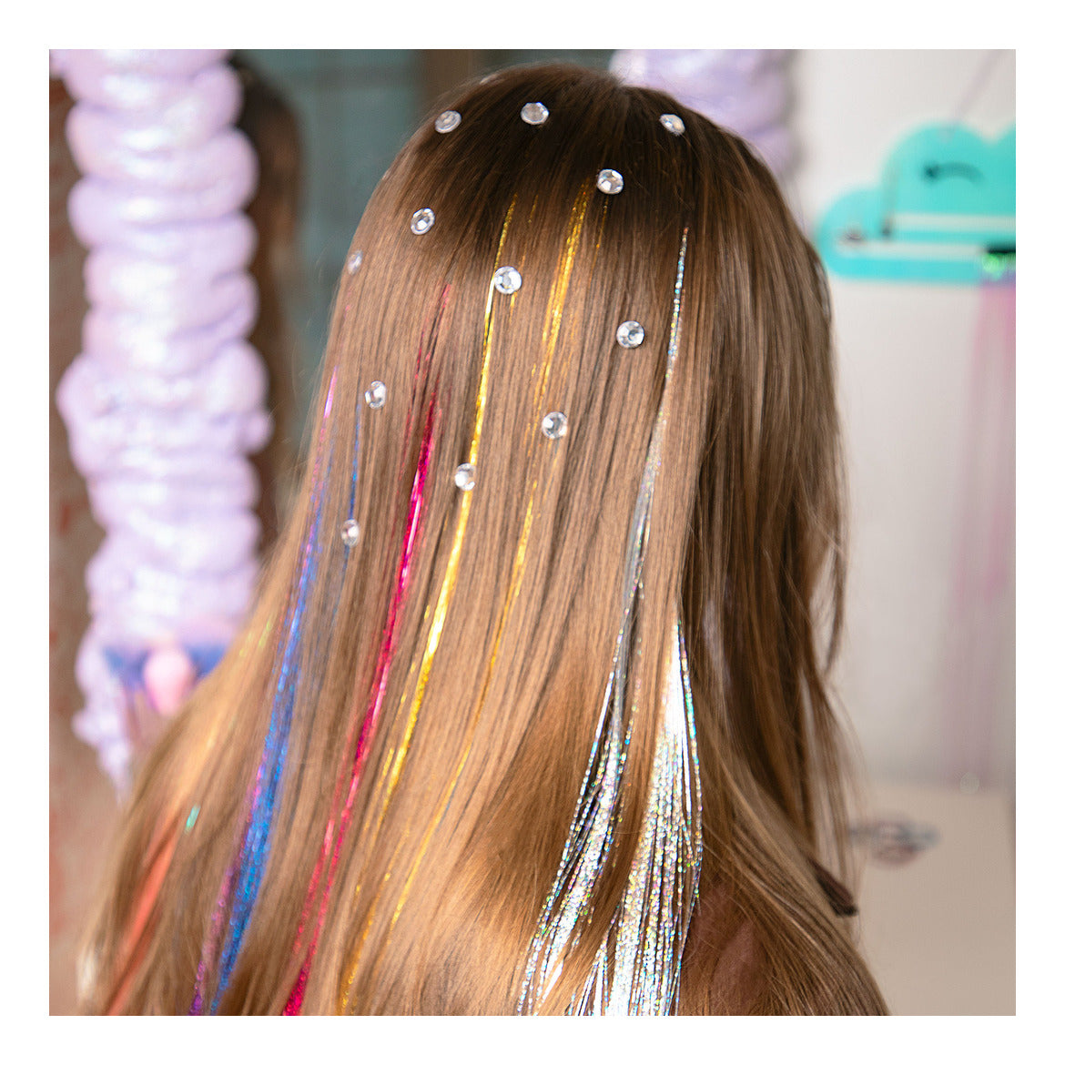 Fashion Angels Shimmer & Style Tinsel Hair Styling Kit