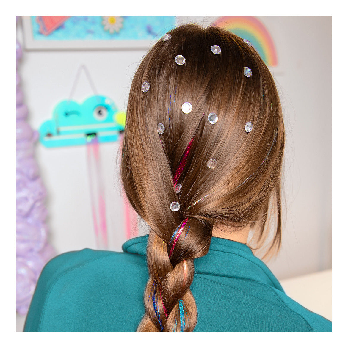 Fashion Angels Shimmer & Style Tinsel Hair Styling Kit