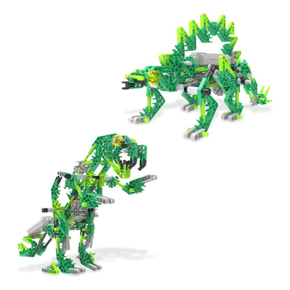 K'NEX Dynamic Dinos 225-Piece 6-in-1 Motorised Building Set