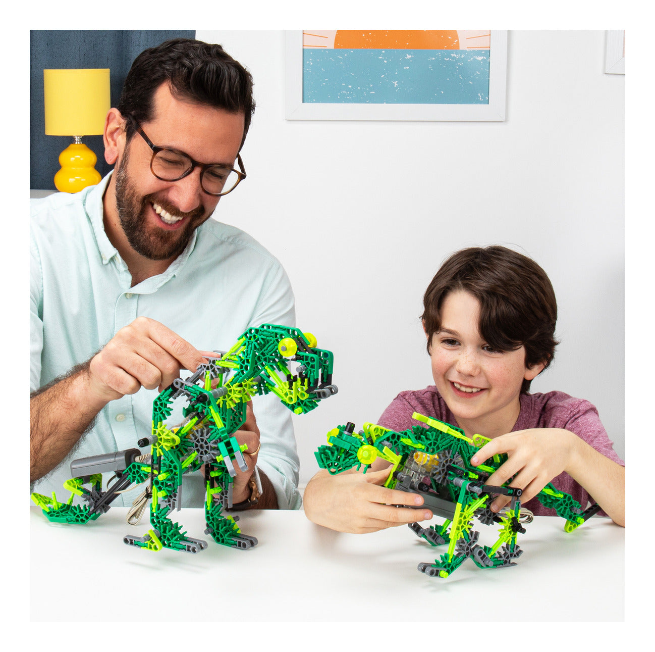 K'NEX Dynamic Dinos 225-Piece 6-in-1 Motorised Building Set