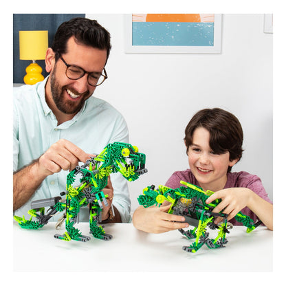 K'NEX Dynamic Dinos 225-Piece 6-in-1 Motorised Building Set