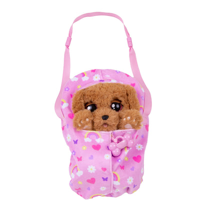 Baby Paws Cocker Interactive Plush Puppy with Swaddle Bag