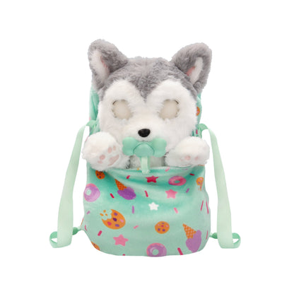Baby Paws Husky Interactive Plush Puppy with Blanket and Pacifier