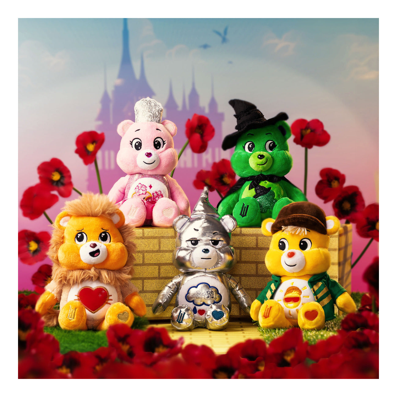 Care Bears x Wicked Funshine Bear as the Scarecrow 22cm Plush
