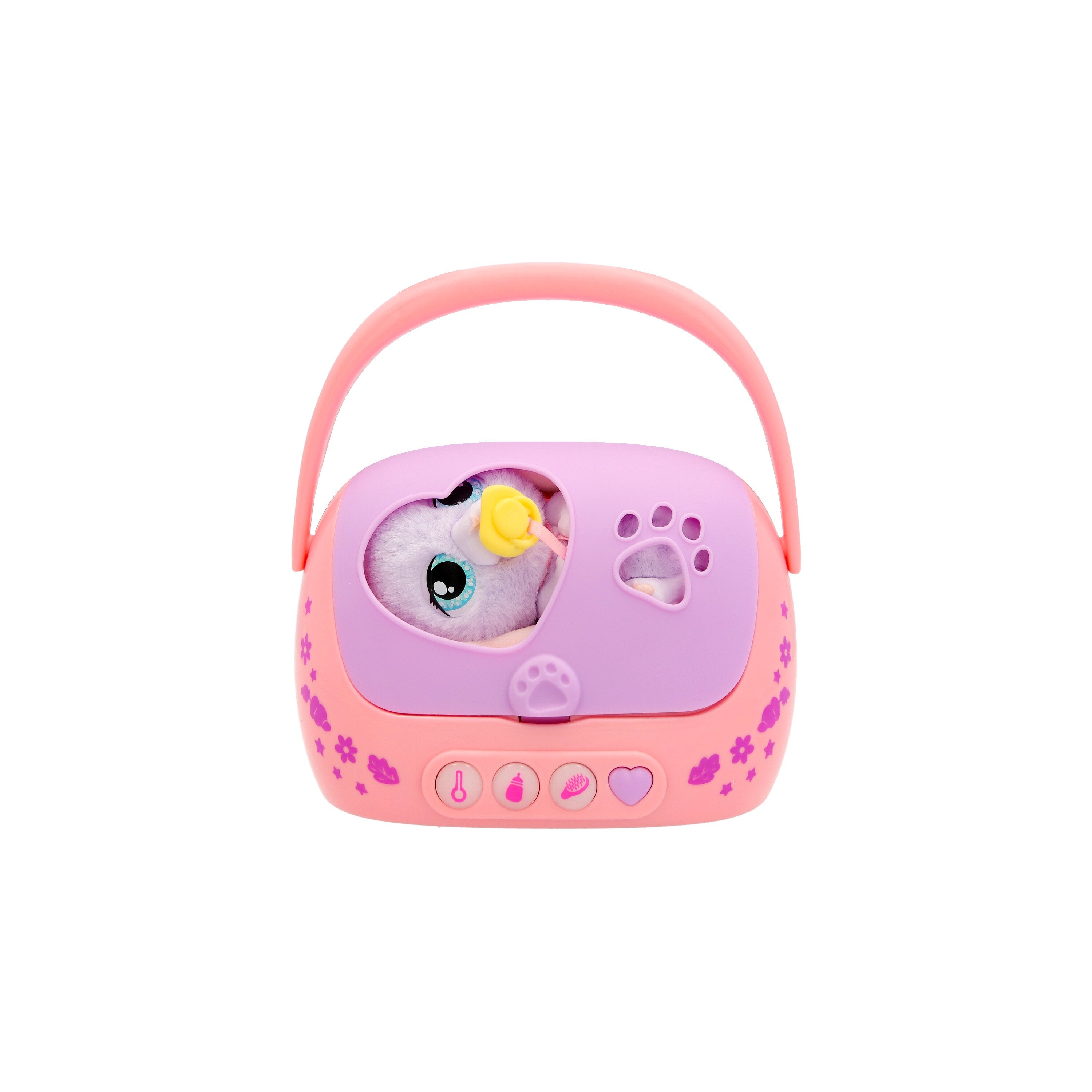 Baby Paws Just Born Bunny Interactive Plush Pet with Carry Case