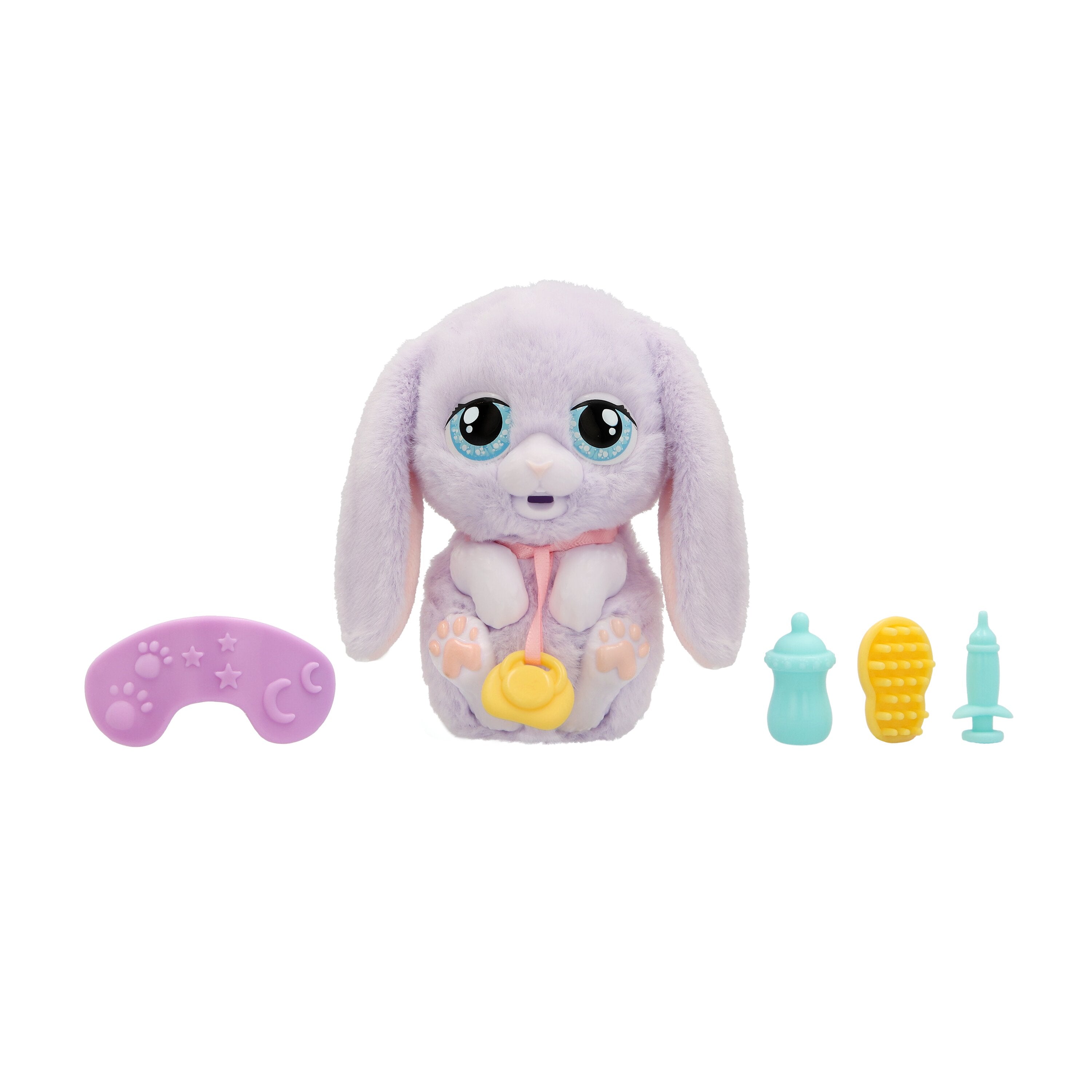Baby Paws Just Born Bunny Interactive Plush Pet with Carry Case