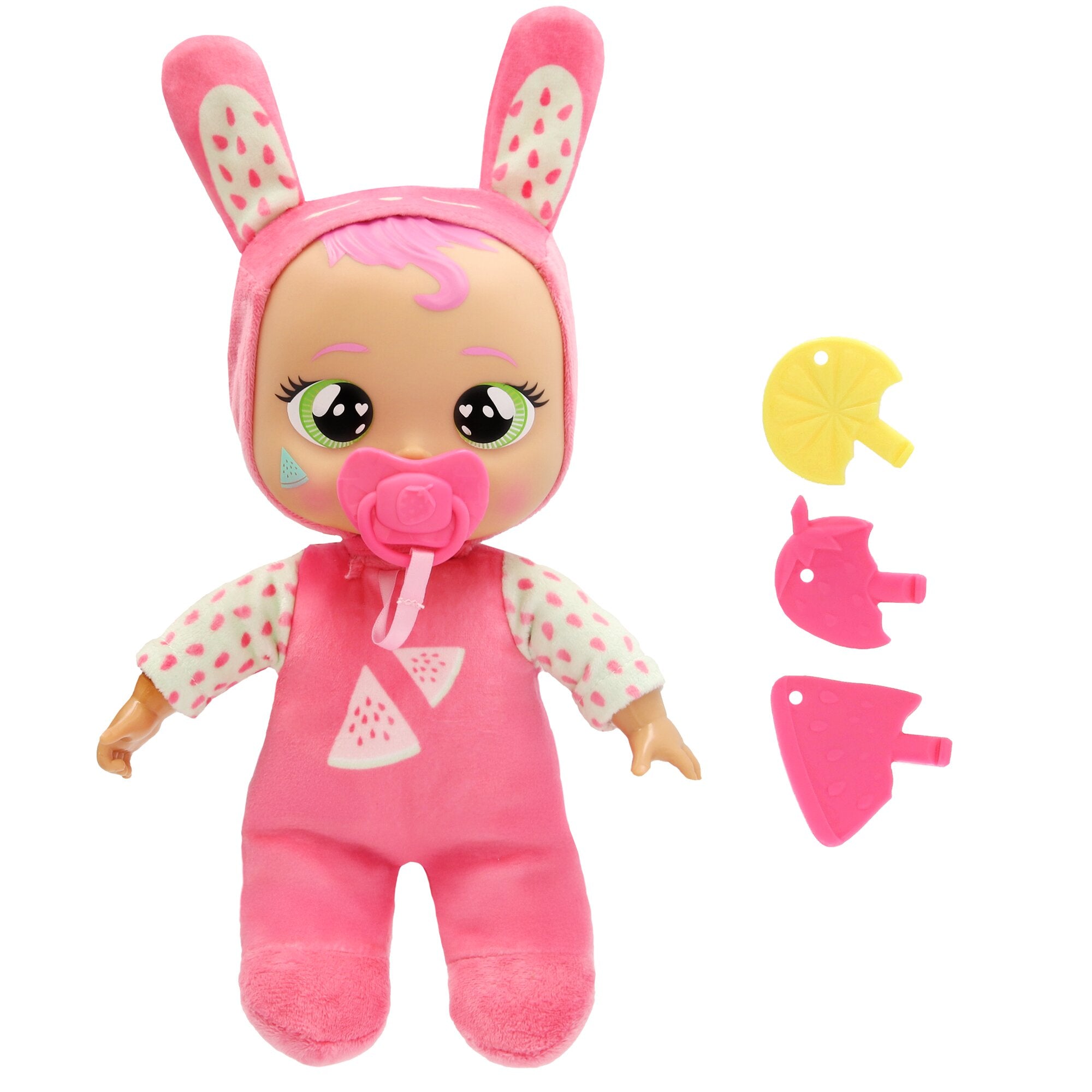 Cry Babies Mealtime Julie Interactive Baby Doll with Feeding Accessories