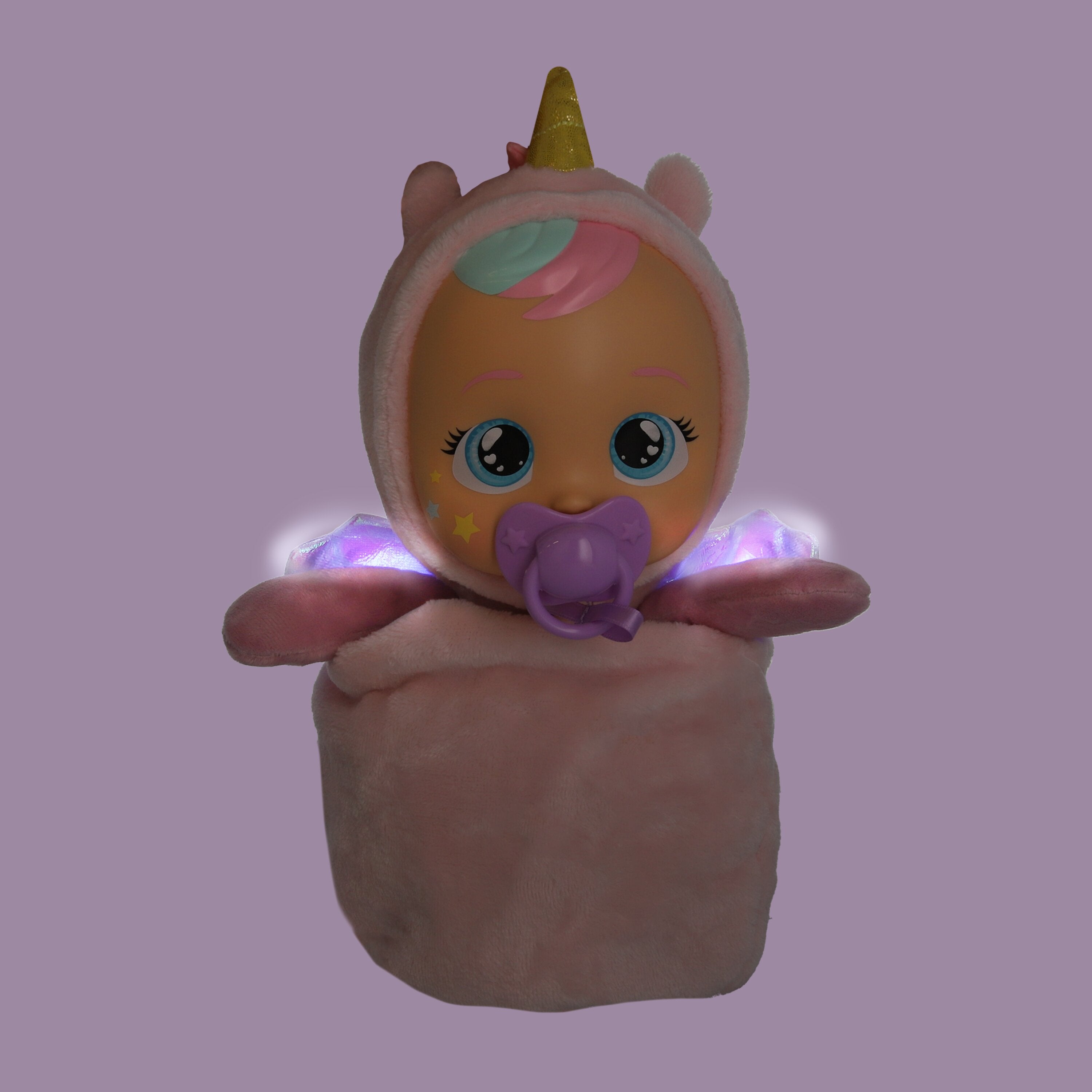 Cry Babies Goodnight Friends Luna & Poppy 2-in-1 Interactive Plush Doll