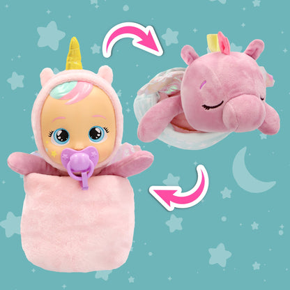 Cry Babies Goodnight Friends Luna & Poppy 2-in-1 Interactive Plush Doll
