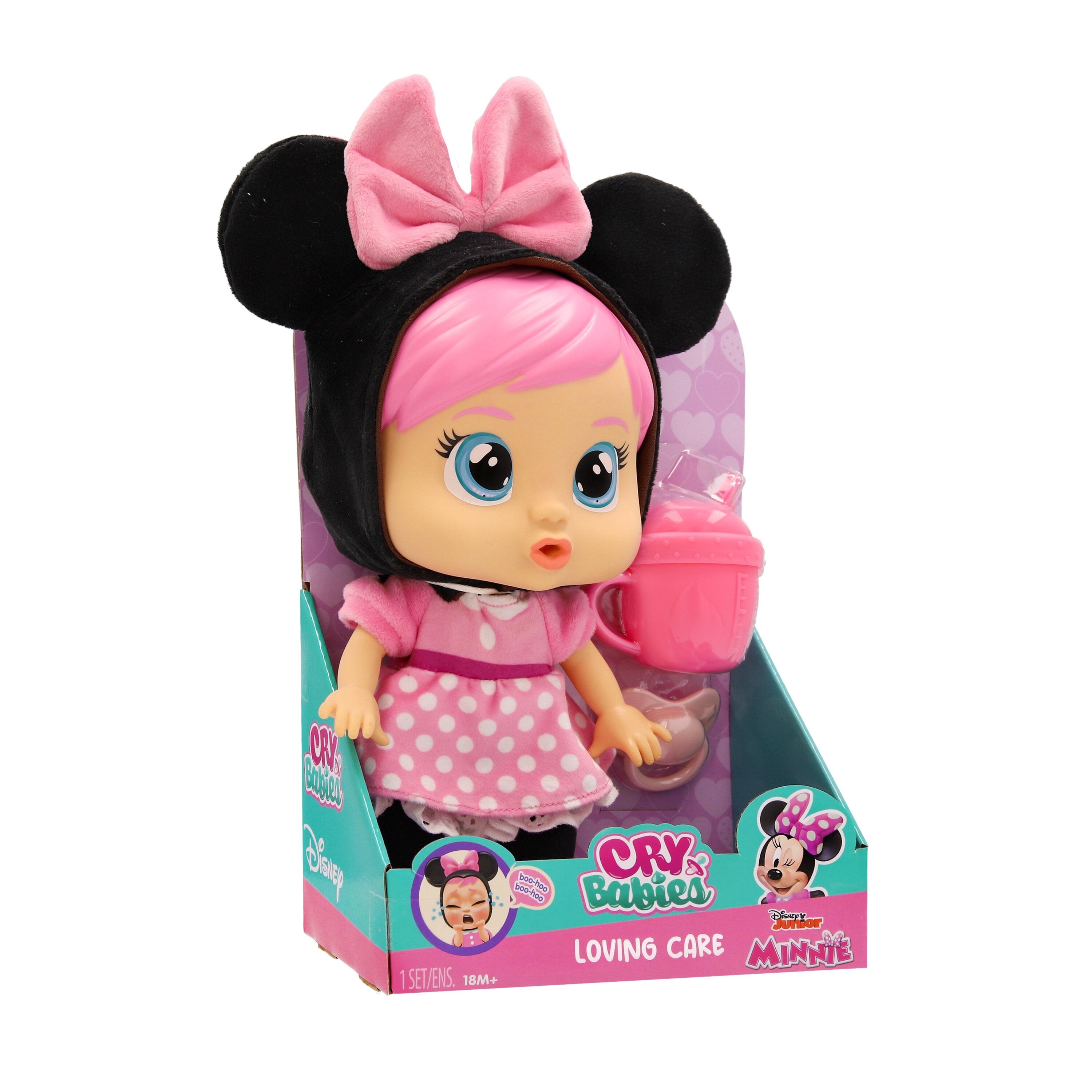 Cry Babies Loving Care Disney Minnie Interactive Baby Doll