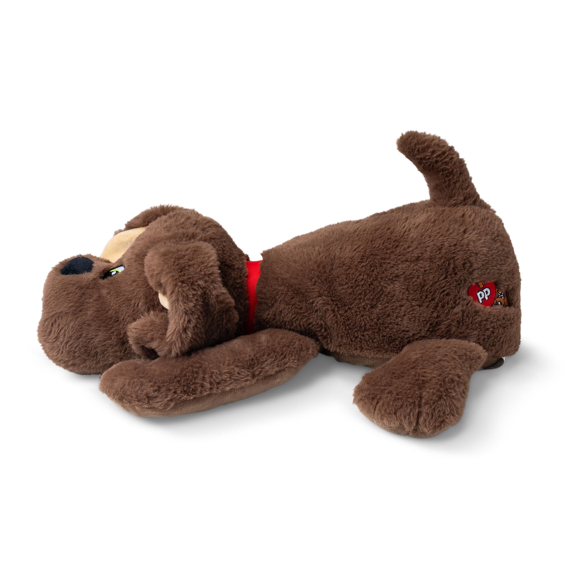 Pound Puppies Weighted Snuggles Brown Weighted Plush Dog