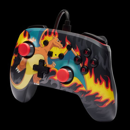 PowerA Pokémon Charizard Firestorm Enhanced Wired Controller for Nintendo Switch