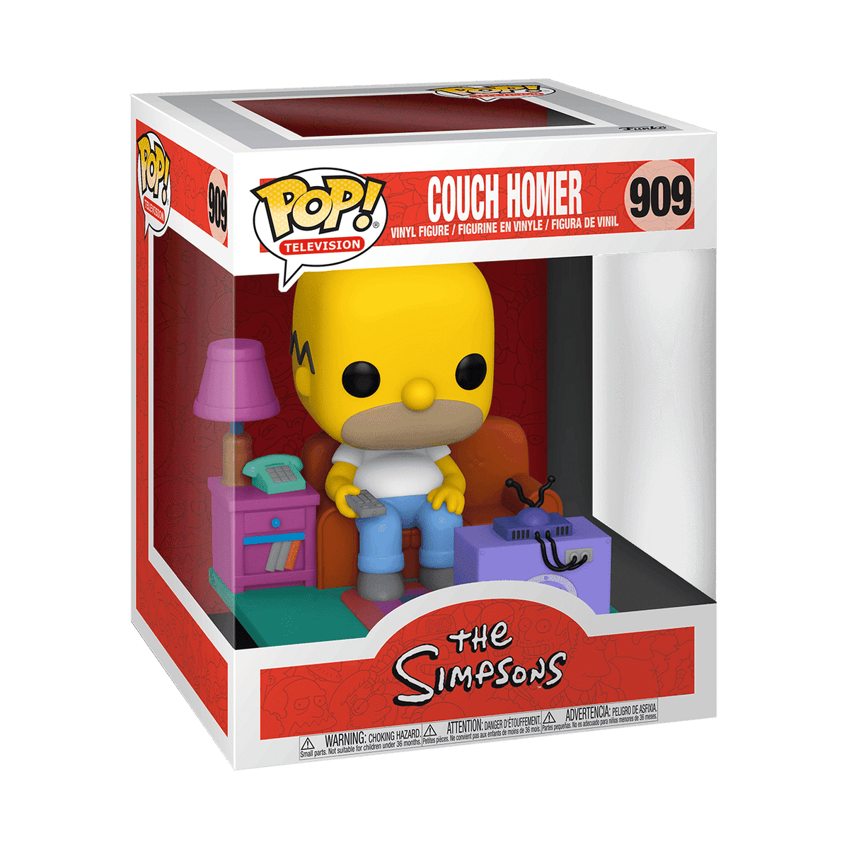 Funko Pop! Deluxe The Simpsons Couch Homer Vinyl Figure #909