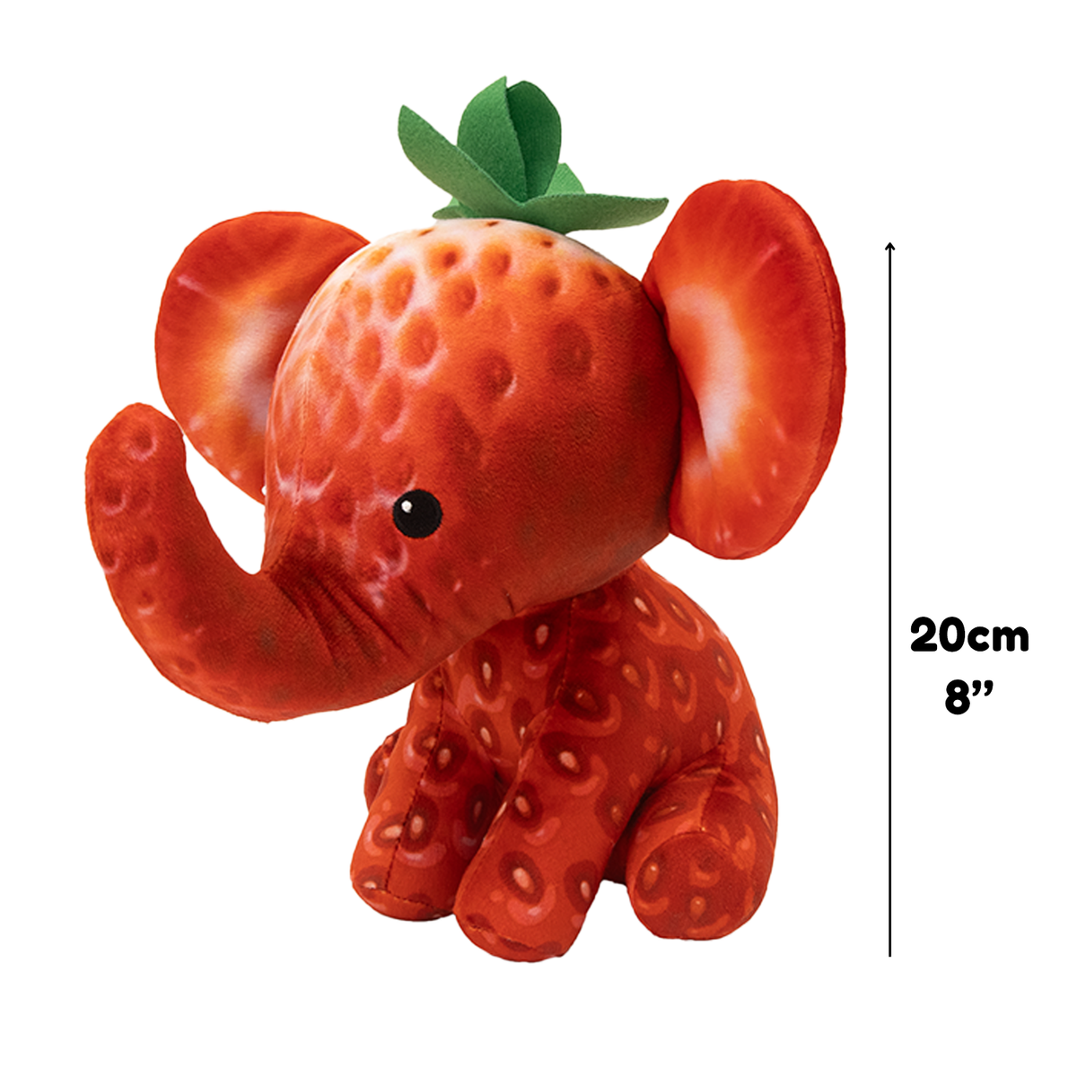 ** Foodibles S1 Lrg Plushies Strawberry Elephant