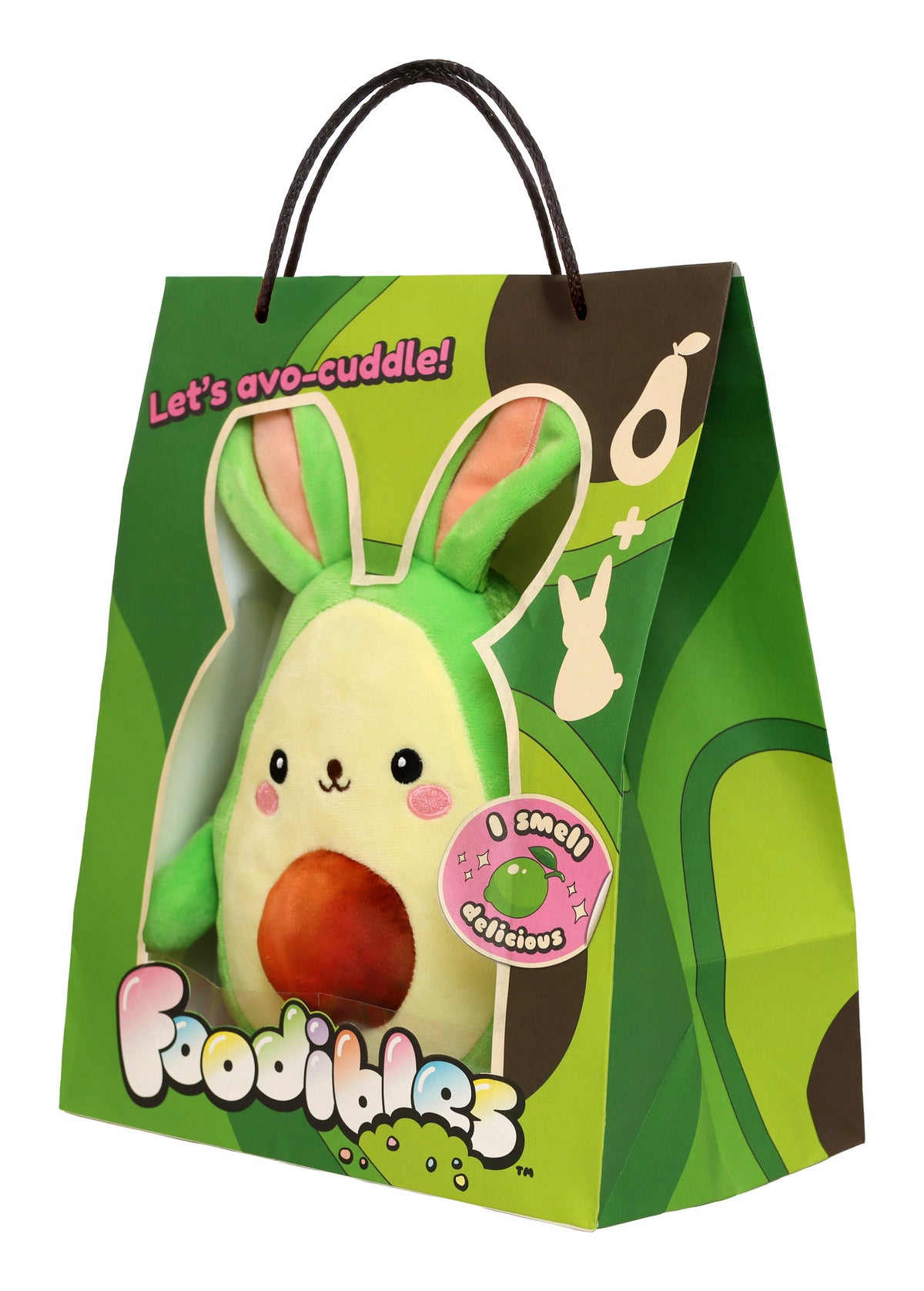 ** Foodibles S1 Lrg Scent Plushies Avacado Bunny