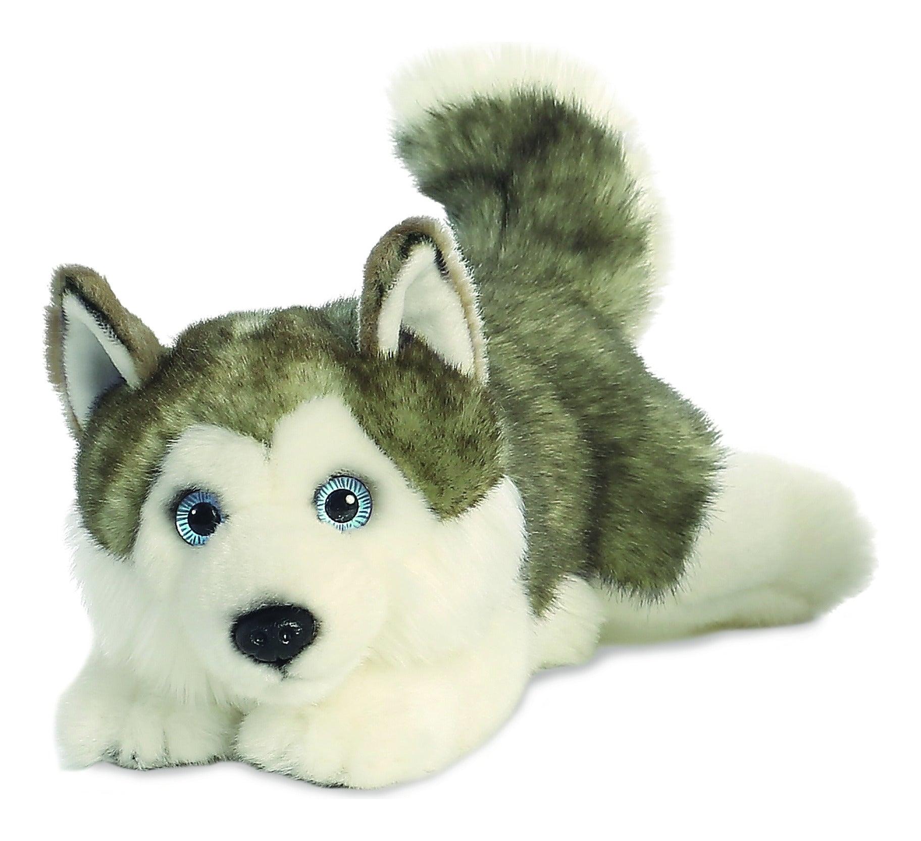 Aurora MiYoni Lying Husky Plush Soft Toy 28cm