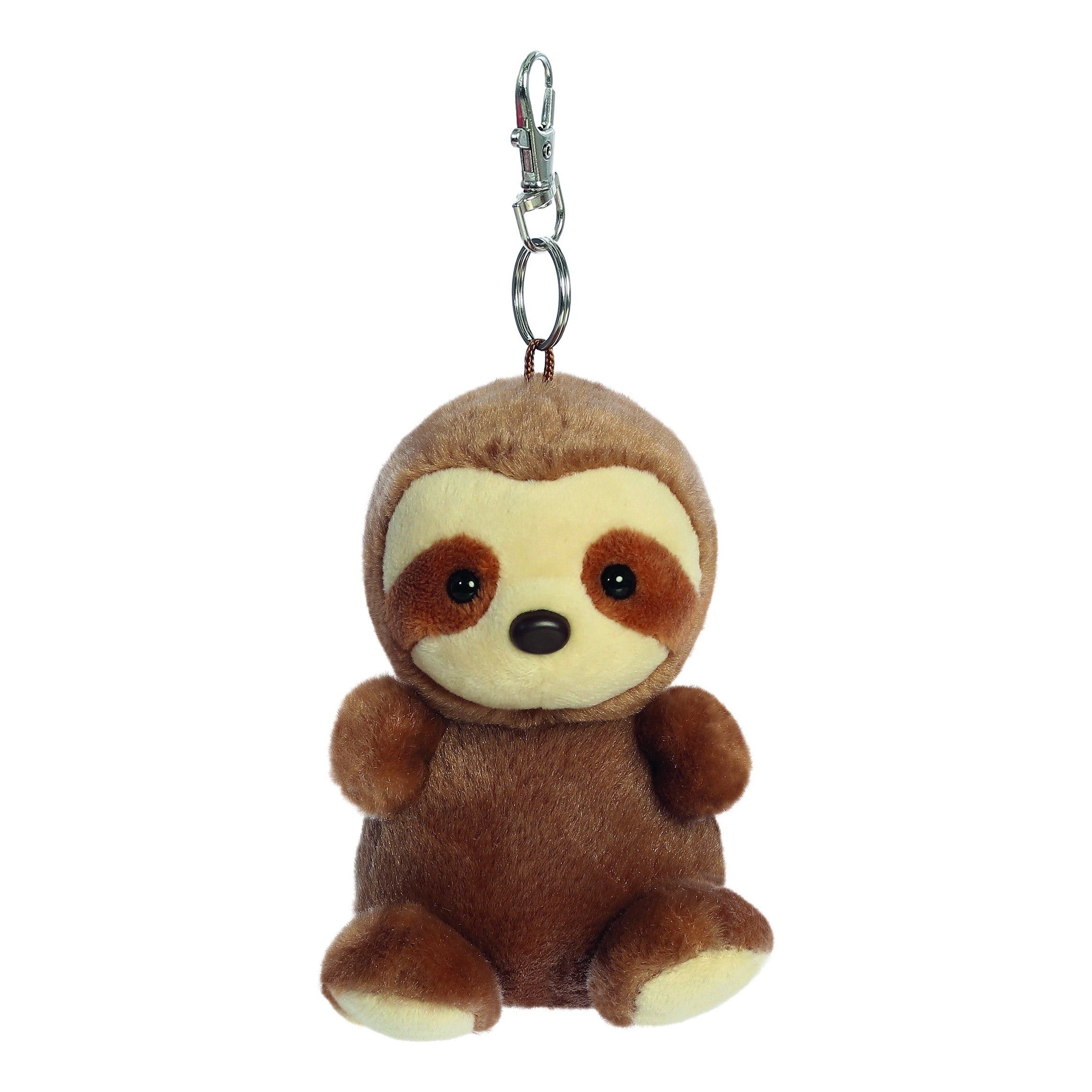 Aurora Palm Pals Slomo Sloth Clip-On Plush Keyring 4in