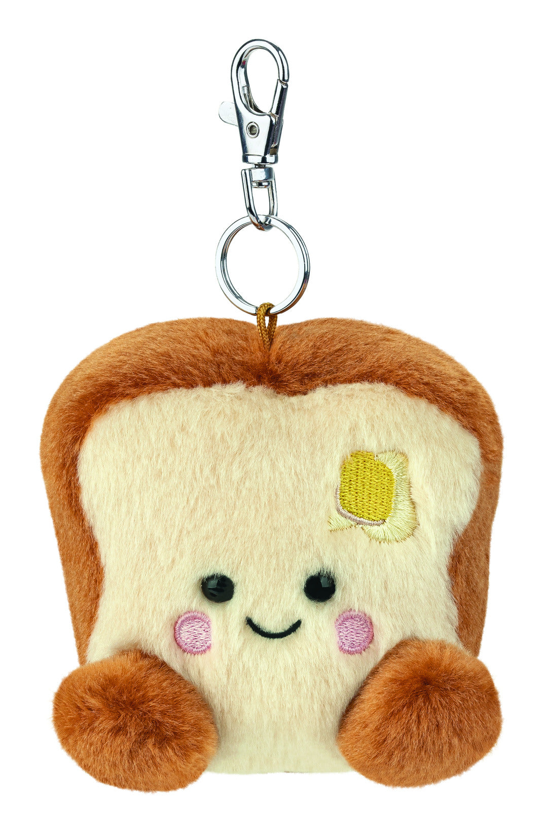Aurora Palm Pals Buttery Toast 10cm Clip-On Keyring
