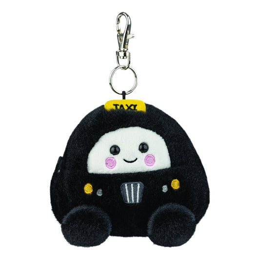 Palm Pals Freddie Black Taxi Clip-On Keyring 10cm