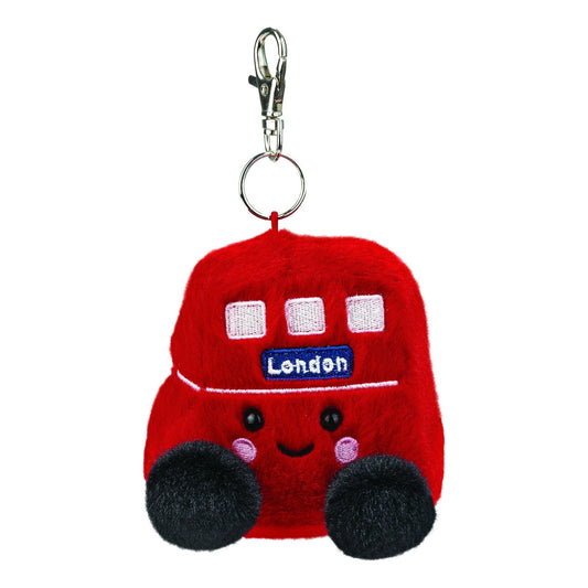 Palm Pals Bertie Red Bus Clip-On Keyring 10cm