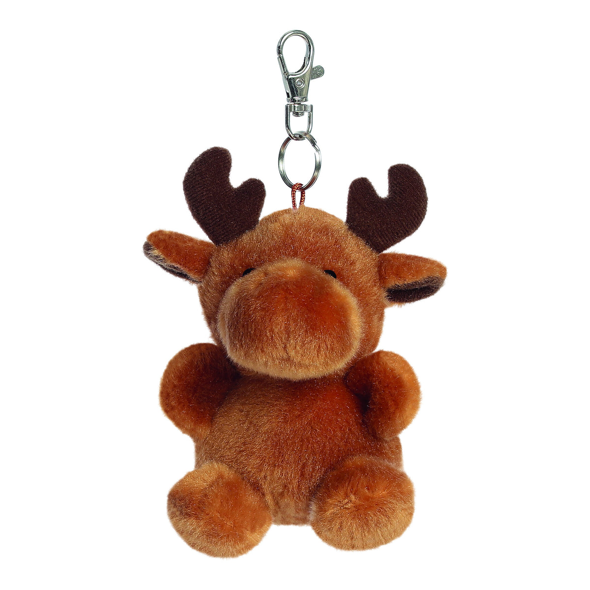 Aurora Palm Pals Cinnamon Reindeer 4-Inch Clip-On Soft Toy