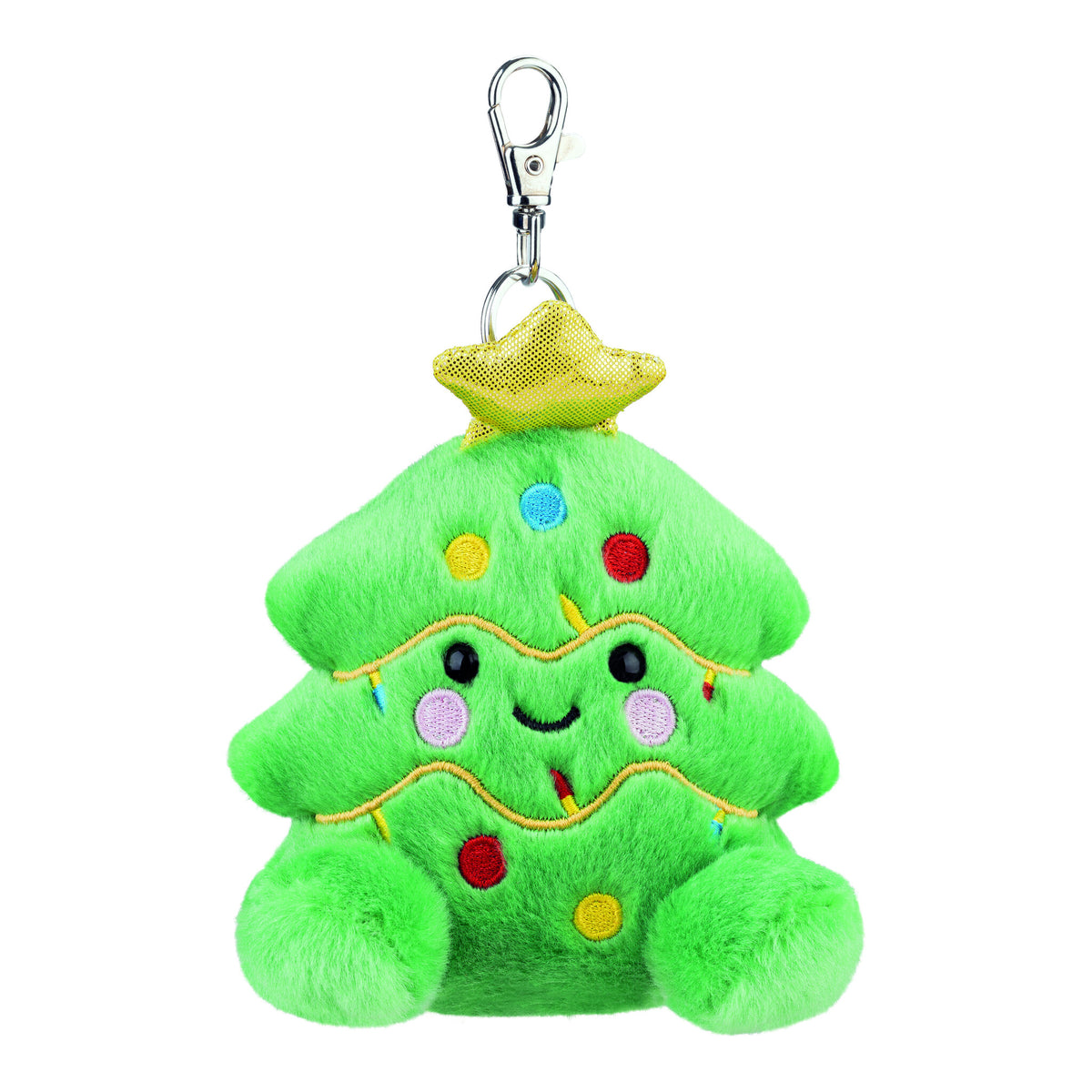Aurora Palm Pals Douglas Christmas Tree Clip-On Plush 4in