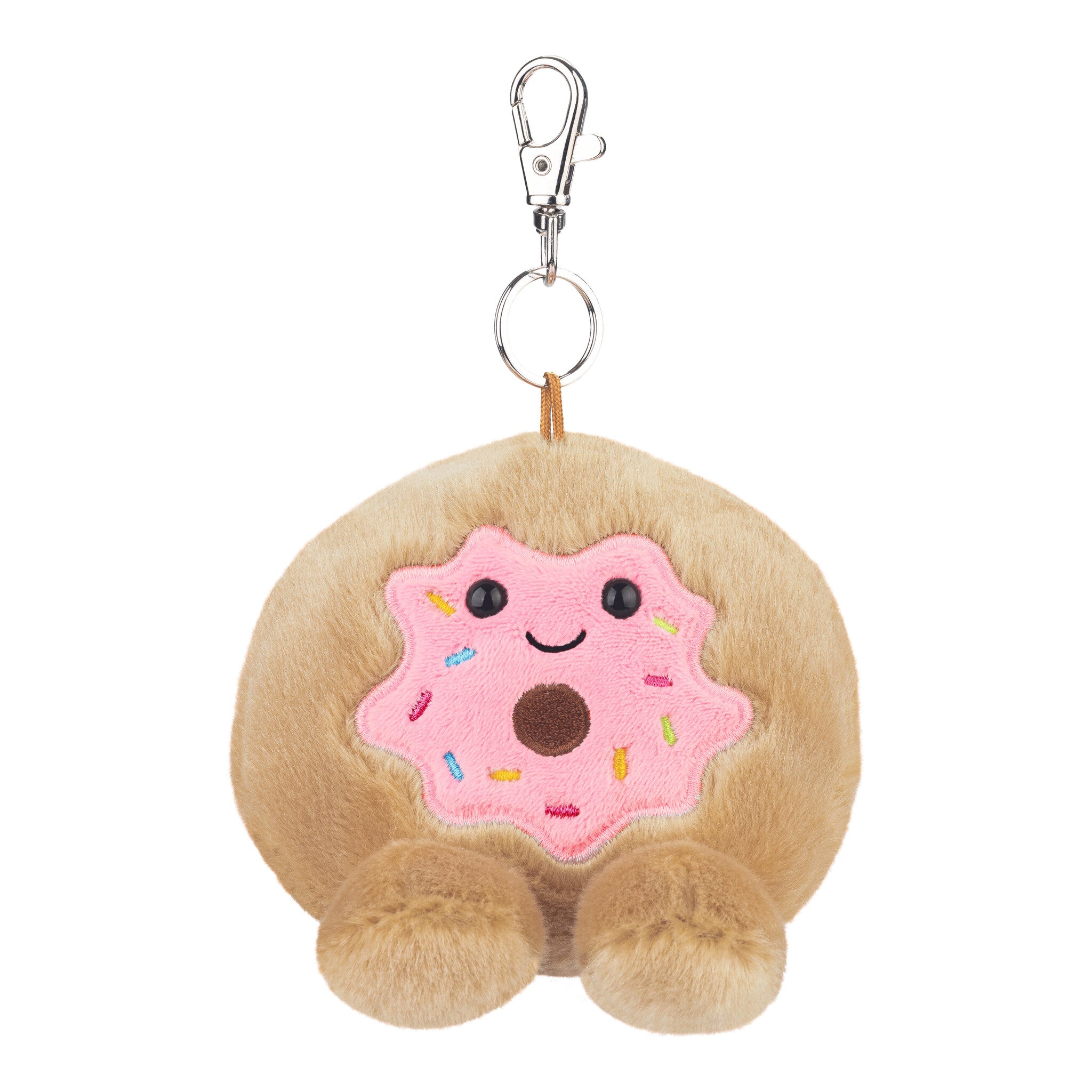Palm Pals Claire Donut Clip-On 4-Inch Plush Keyring