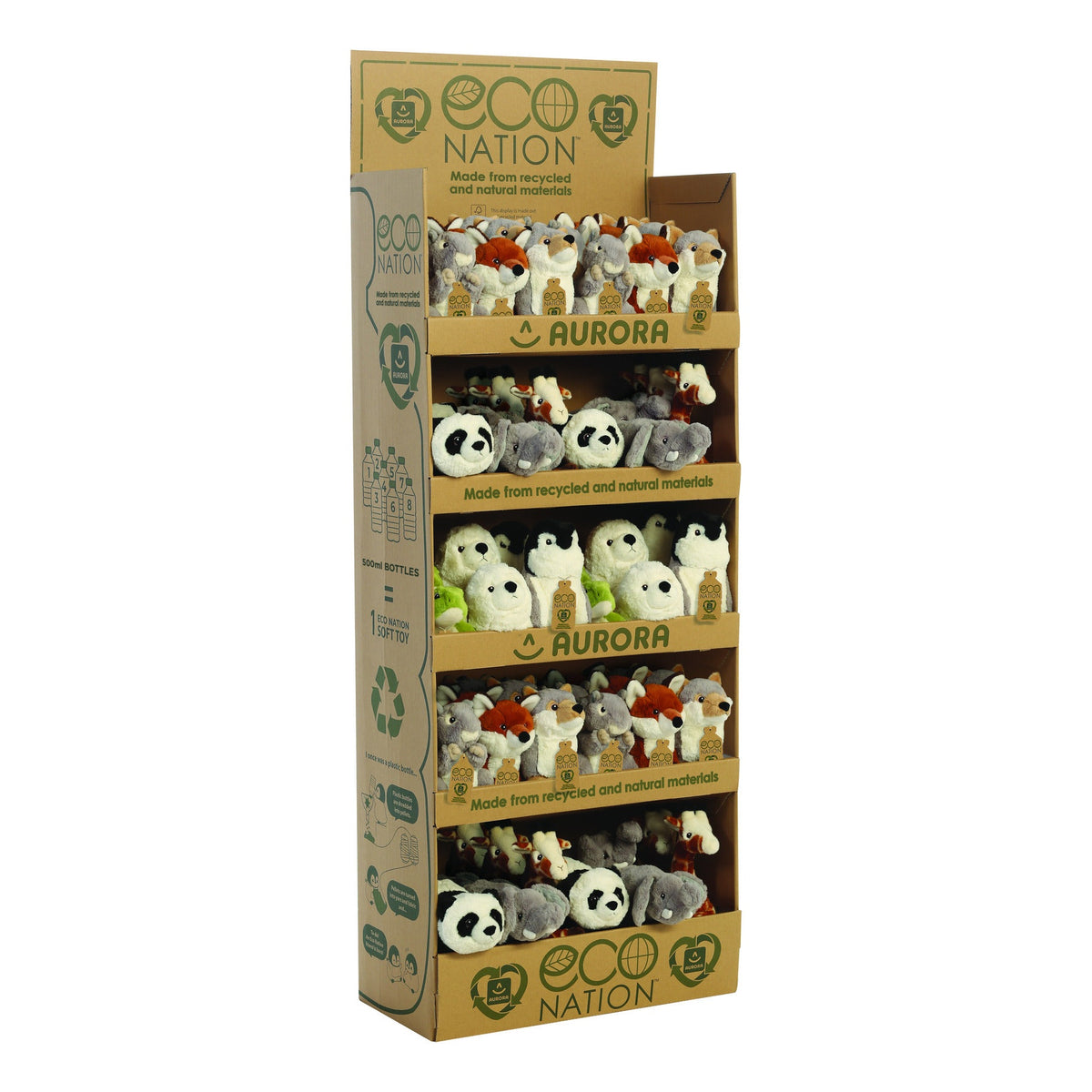 Aurora Eco Nation Empty Floor Standing Display Unit