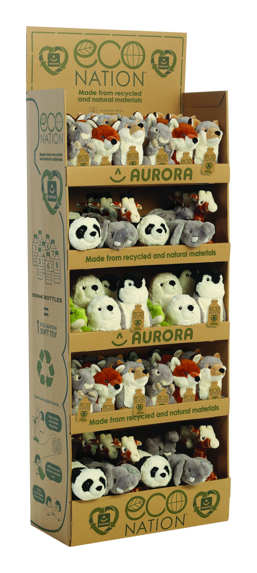 Aurora Eco Nation Empty Floor Standing Display Unit