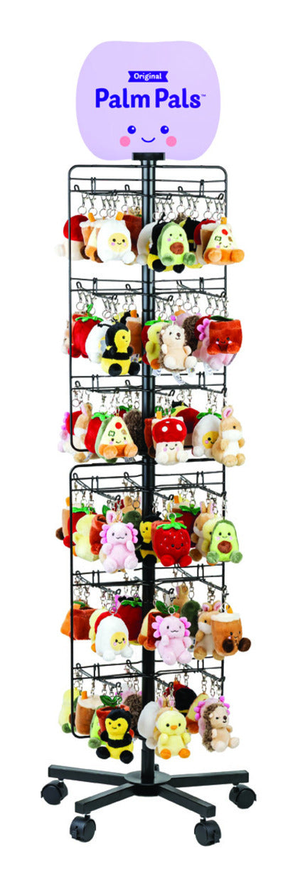 Palm Pals Dual Spinner Floor Keyring Display Stand – Empty