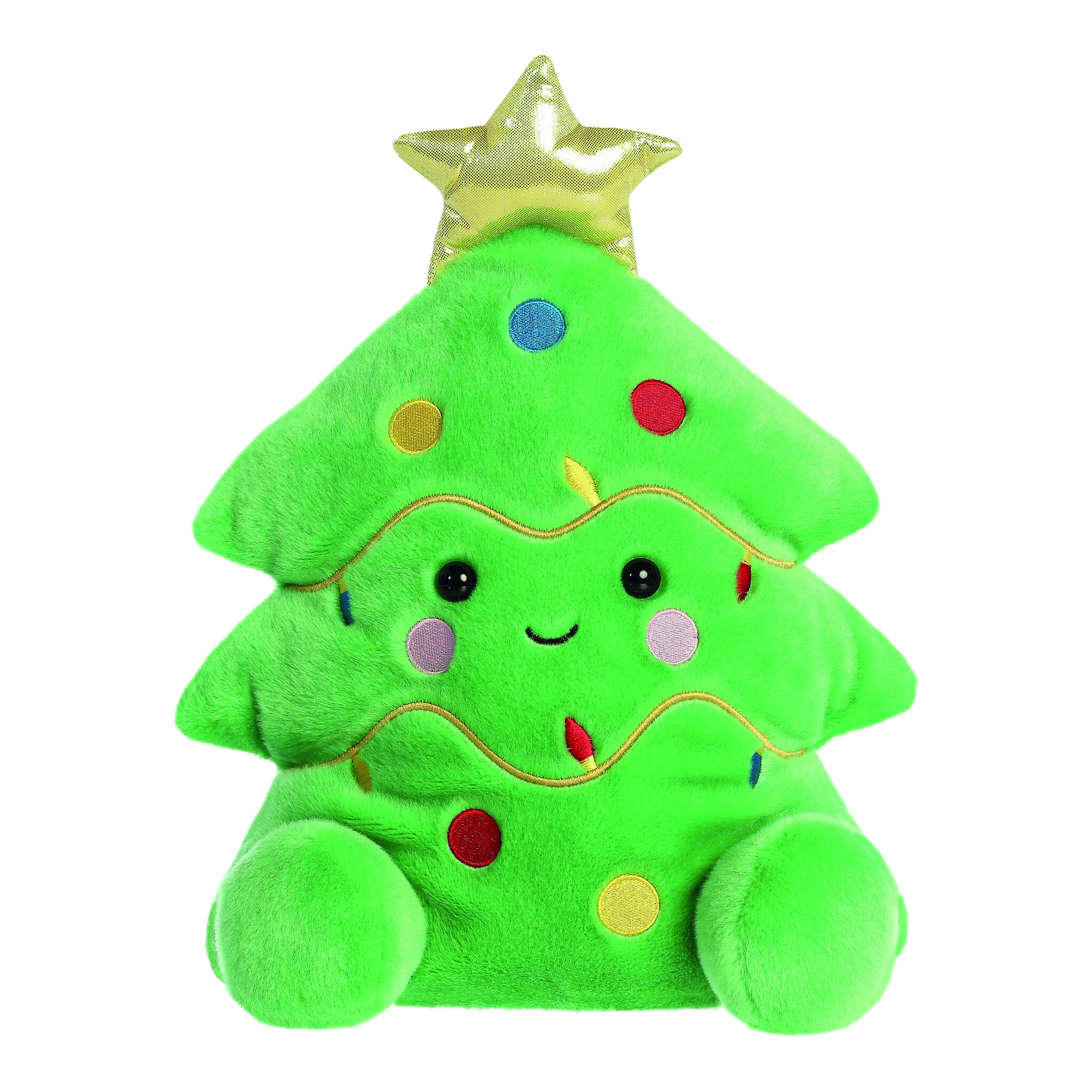 Aurora Palm Pals Party-Sized Douglas Christmas Tree Plush 13in