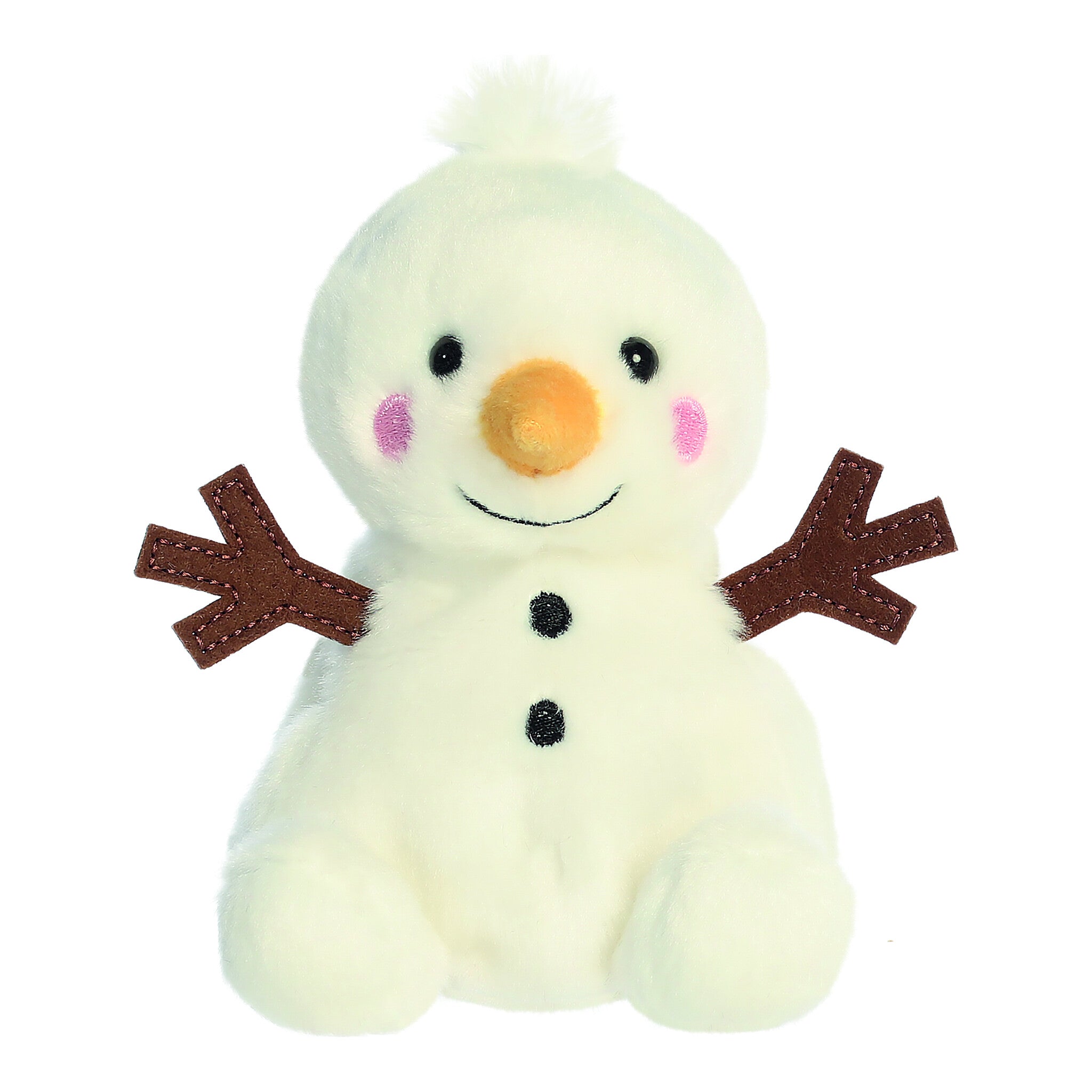 Palm Pals Twig Snowman 5in Plush Soft Toy