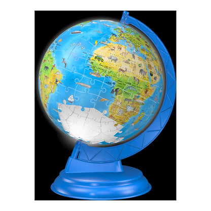 Ravensburger Light-Up Children's World Globe 3D Puzzle 180 Pieces