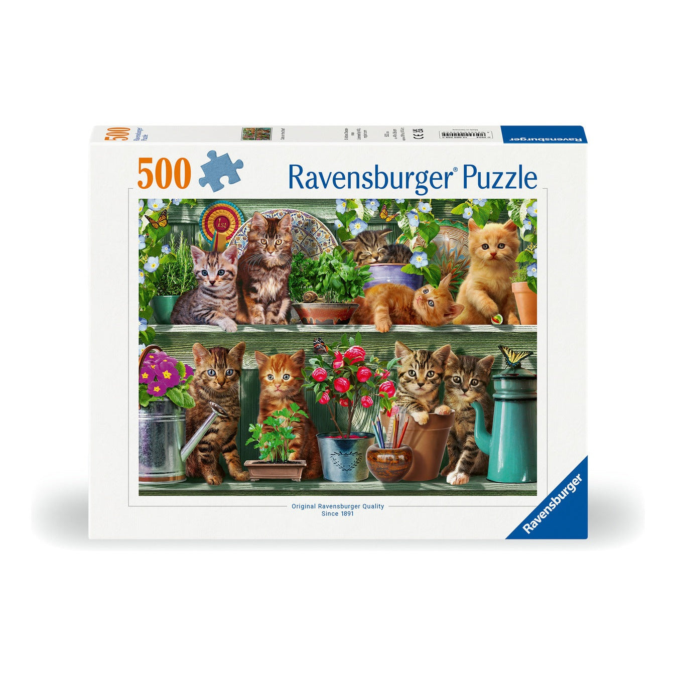 Ravensburger Cats on the Shelf 500 Piece Jigsaw Puzzle