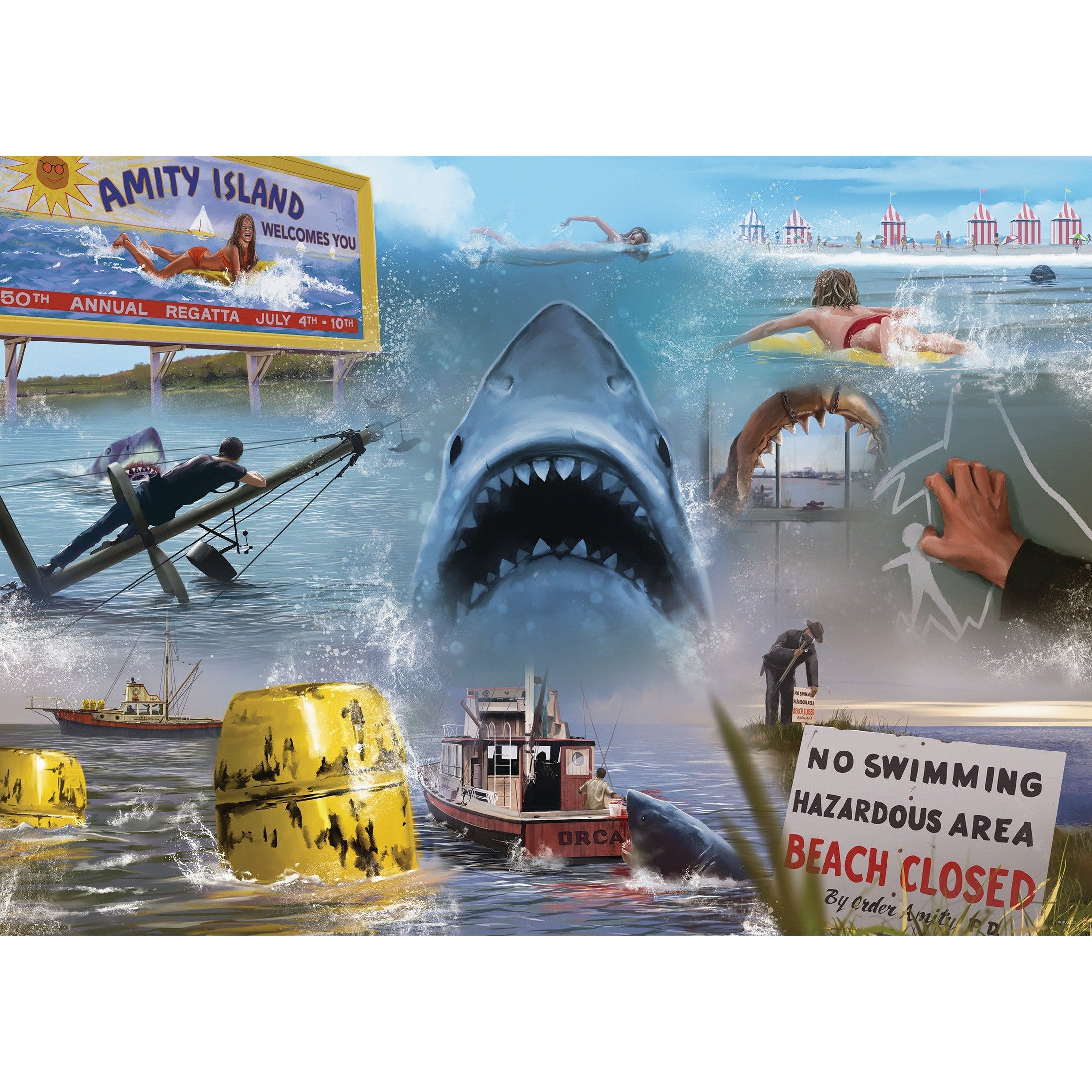 Ravensburger Universal Vault Collection Jaws 1000 Piece Jigsaw Puzzle