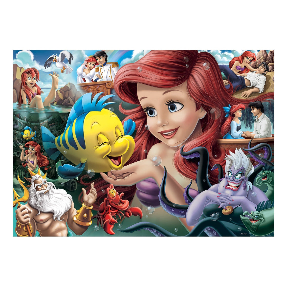 Ravensburger Disney Princess Heroines - Little Mermaid 1000 Piece Jigsaw Puzzle