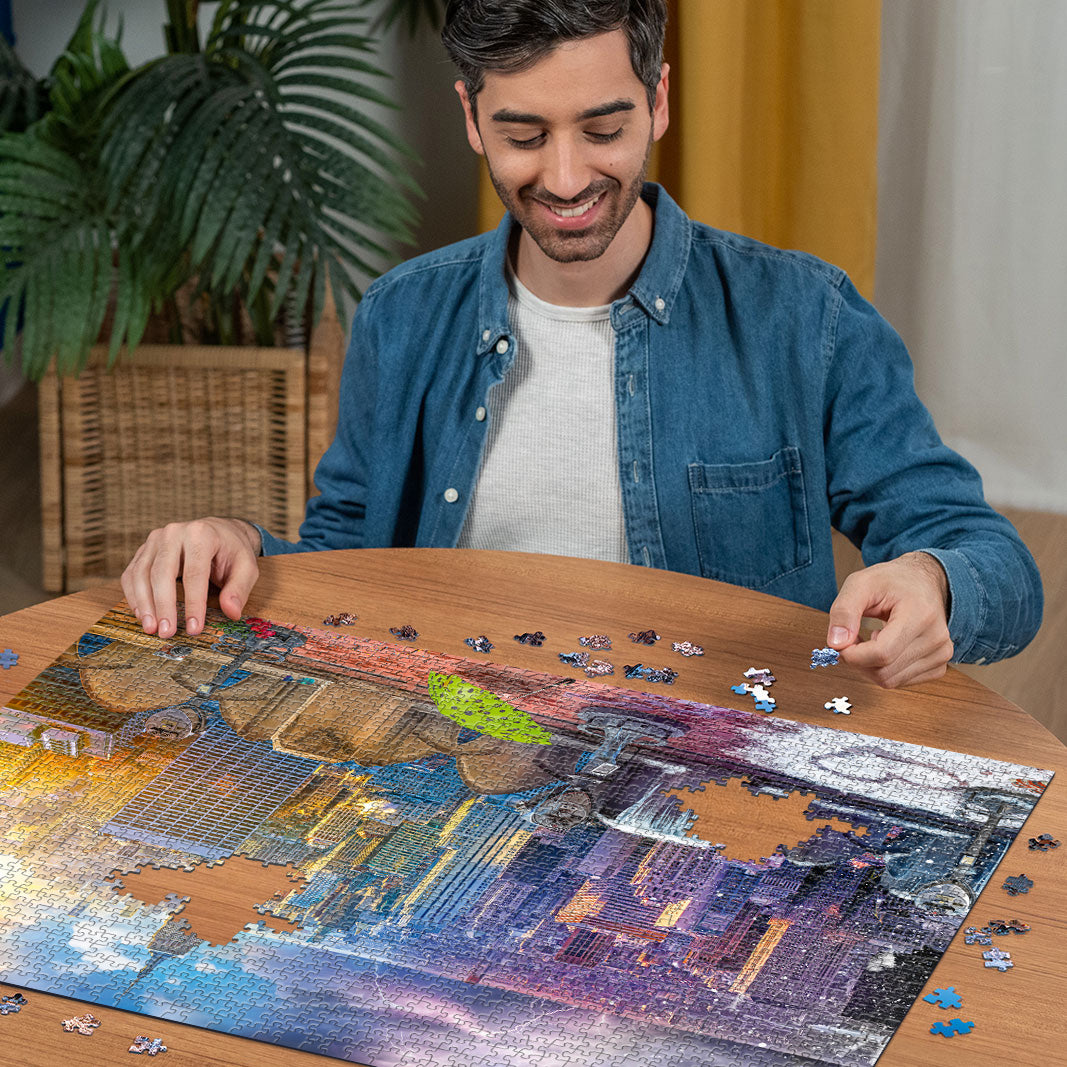 Ravensburger New York Summer and Winter 1500 Piece Jigsaw Puzzle