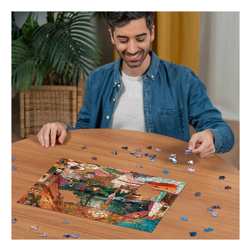 Ravensburger Cosy Glamping 500 Piece Jigsaw Puzzle Large Format