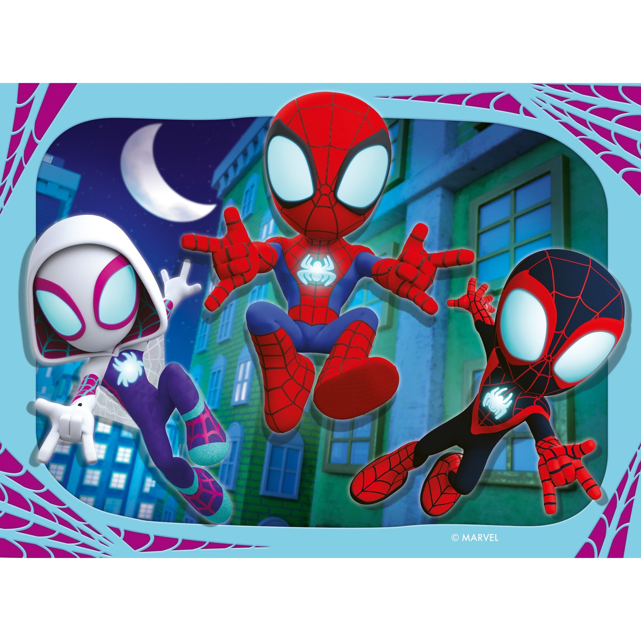 Ravensburger Spidey & His Amazing Friends 4 in a Box Puzzle