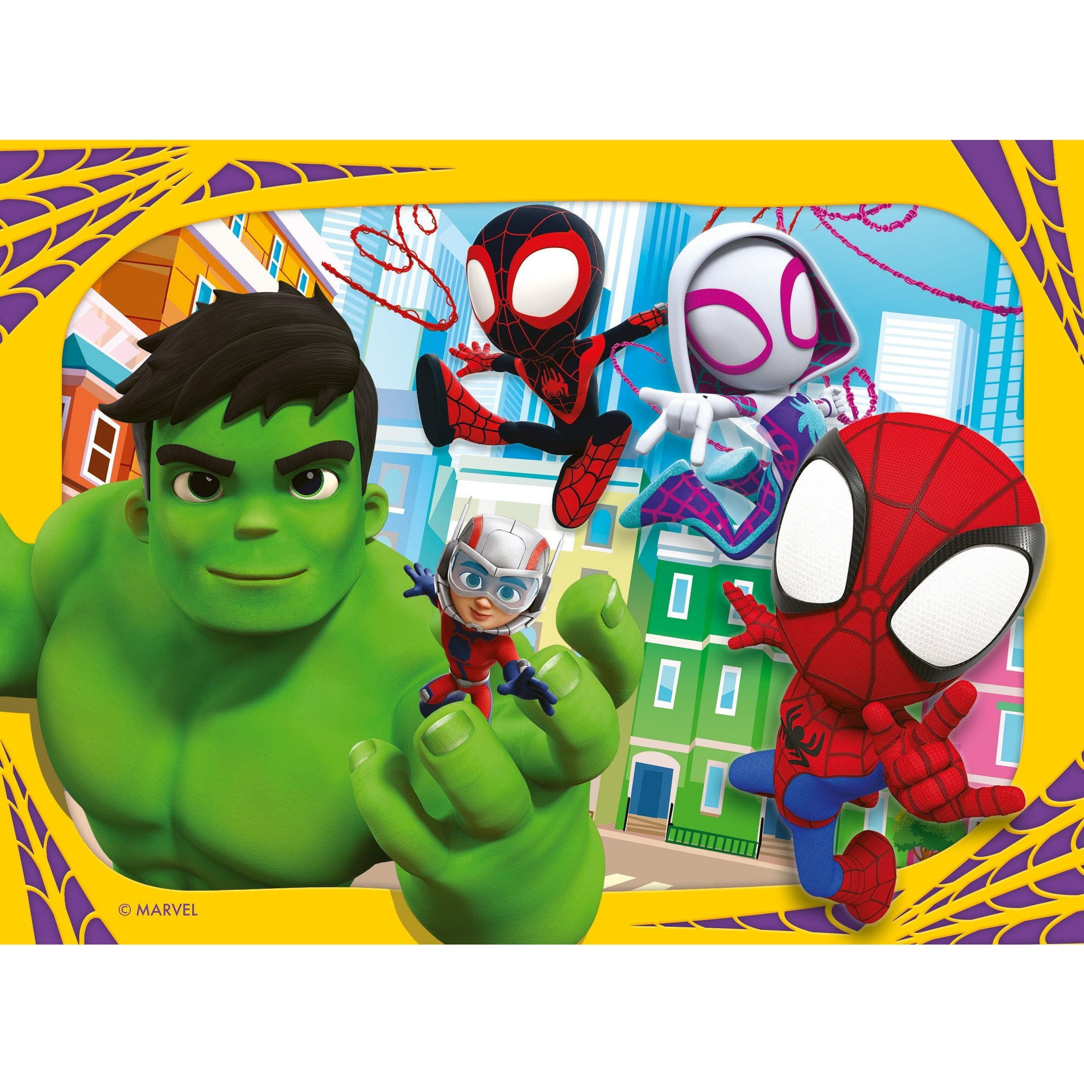 Ravensburger Spidey & His Amazing Friends 4 in a Box Puzzle